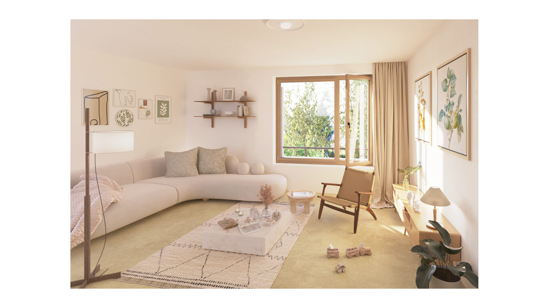 Wohnzimmer (Häuser A-F)